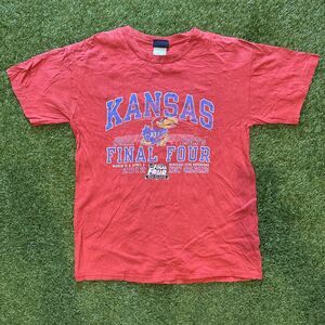 Y2K KU Kansas University Jayhawks 2012 Final Four Tournament Shirt Mens Medium